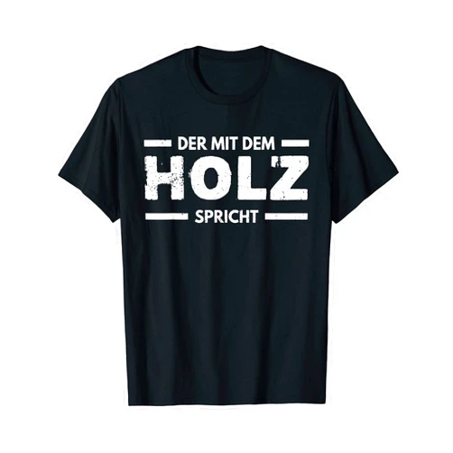 Schreiner Handwerk Männer Beruf Mens The wood speaks T-Shirt