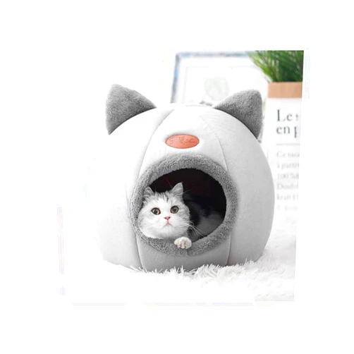 yunshuoa - Cats Deep Sleep Cozy Cat Nest Self-Warming Collapsible Cuddle Bed Soft Pet Nest Cat Caves for Indoor Cats Pet Tent Beds for Cats Puppy Small Dogs Size XL 16 inch