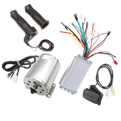 WPHMOTO 48V 1800W Brushless Motor and Controller Throttle Grip Set For Electric Scooter Go Kart Bicycle e-Bike Tricycle Moped