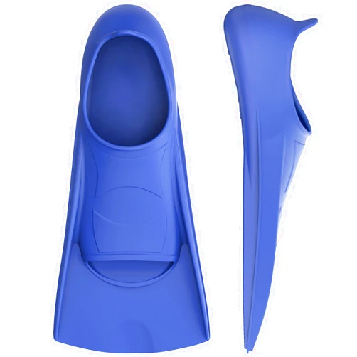 Gintenco Swim Fins, Kids Swim Training Fins for Lap Swimming, Travel Size Flippers with Mesh Bag, Silicone Swimming Fins for Kids Teens Adults Women Men