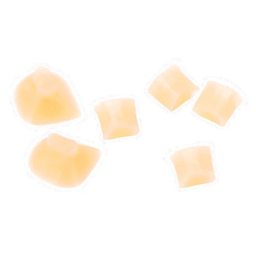 Walfront 6Pcs Flute Brick Silicone Light Yellow Flutes Mute Key Pads Musical Instrument Parts Accessories Replacement for All Flutes