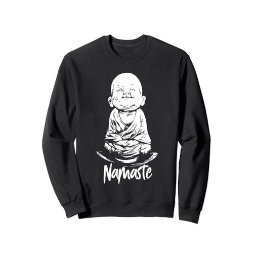 Chilling Nation Good Vibe and Positive Tees Namaslay shirt Namaste t-shirt Meditate Buddha Yoga Om Shirt Sweatshirt