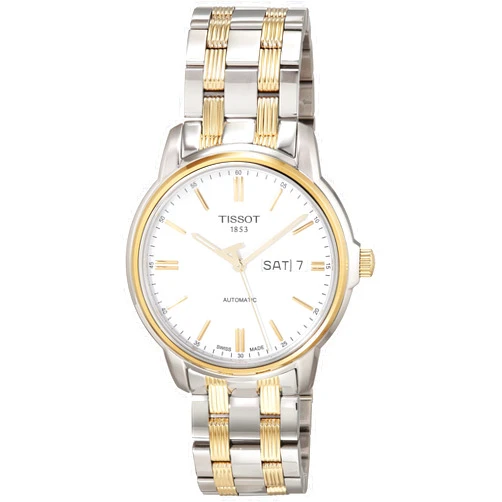 Tissot Men's T0654302203100 Analog Display Swiss Automatic Two Tone Watch