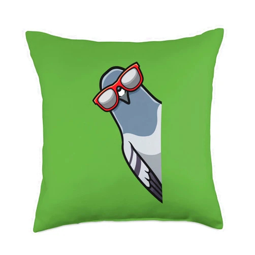 Tauben Taubenzüchter Geschenk breeding Pigeon Breeders Throw Pillow, 18x18, Multicolor