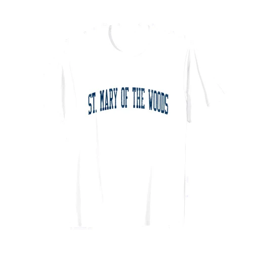 Jim Shorts - St. Mary of the Woods Indiana T-shirt St. Mary of the Woods IN Vintage Athletic Sports JSN2 Navy P T-Shirt