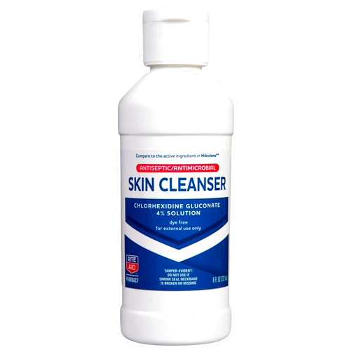 Rite Aid First Aid Antiseptic Skin Cleanser, 8 fl oz | Antiseptic Antimicrobial Wash | Antibacterial Soap | Wound Care Products