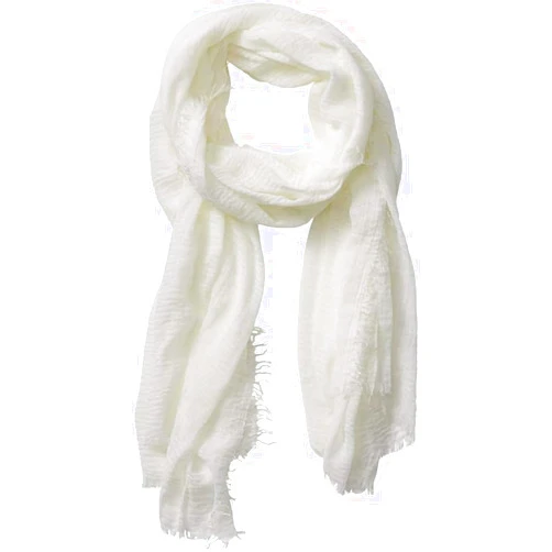Guiyal Cotton Blend Crinkle Vintage Soft Scarf with Fringed Edges,linen scarf,shawl,travel scarf