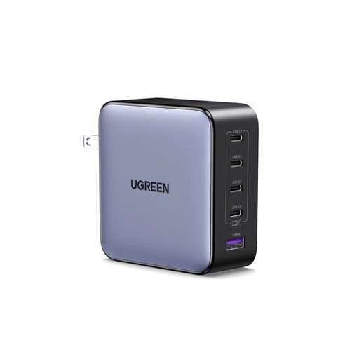 UGREEN Nexode 100W USB C Charger Block, 5-Port GaN Charger Type C Charger Fast Charging Laotop Charger Compatible with MacBook Pro/Air, iPhone 16/15, Galaxy S24, iPad Air, Pixel 8, Steam Deck