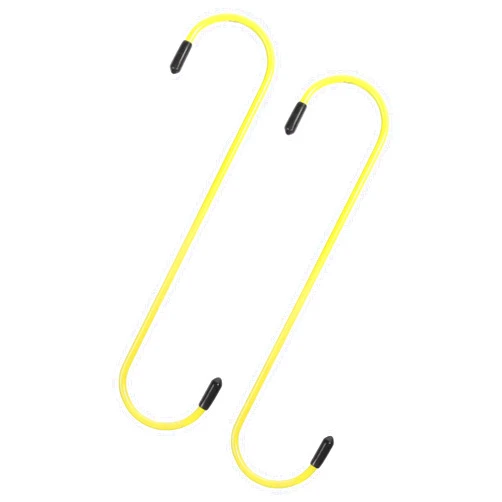 RACOONA 2PCS/4PCS Brake Caliper Hooks,Car Accessories Caliper Hangers,Brake Caliper Hanger Hooks with Rubber Tips,Automotive Tools Rust-Proof Brake Caliper Hangers for Braking (Yellow, 2 Pcs)