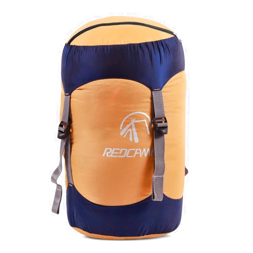 REDCAMP Nylon Compression Stuff Sack, 10L/17L/27L/40L Lightweight Sleeping Bag Compression Sack Great for Backpacking, Hiking and Camping,Blue/Yellow/Army Green/Black