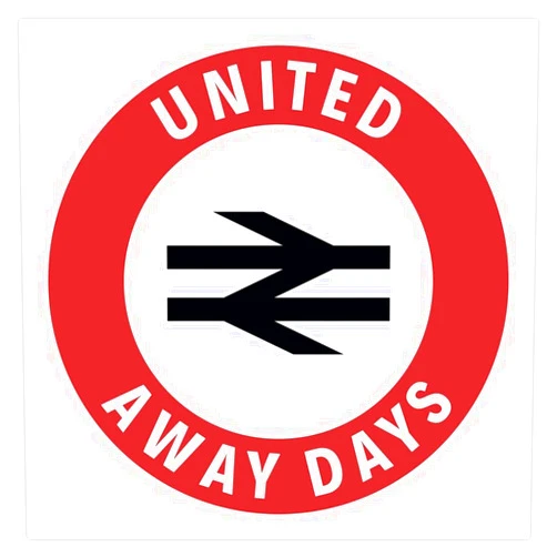 LAD Studio MUFC Away Days - t Poster Sticker Bumper Sticker Vinyl Decal 5