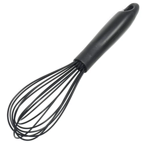 Chef Craft Premium Silicone Wire Cooking Whisk, 10.5 inch, Black