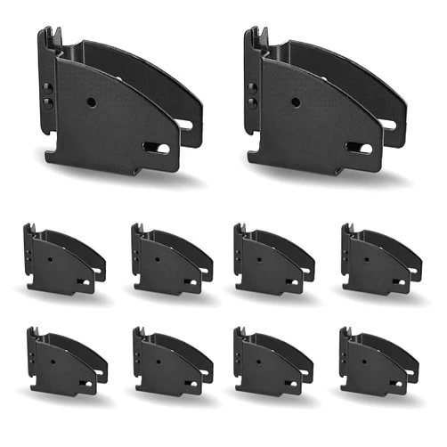SALUINOKI E Track 2x4 Bracket Wood Beam Socket (10 Pack) Etrack Accessories