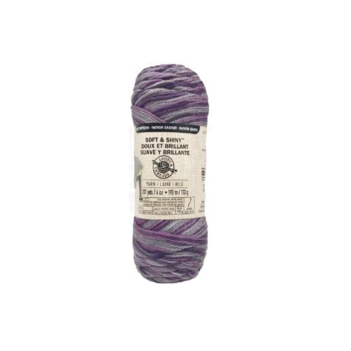 Loops & Threads Soft & Shiny Ombre Yarn by Loops & Threads - Multicolor Yarn for Knitting, Crochet, Weaving, Arts & Crafts - Baroque, Bulk 15 Pack