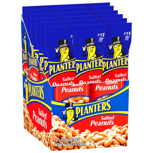 Planters Peanuts (Pack of 18)