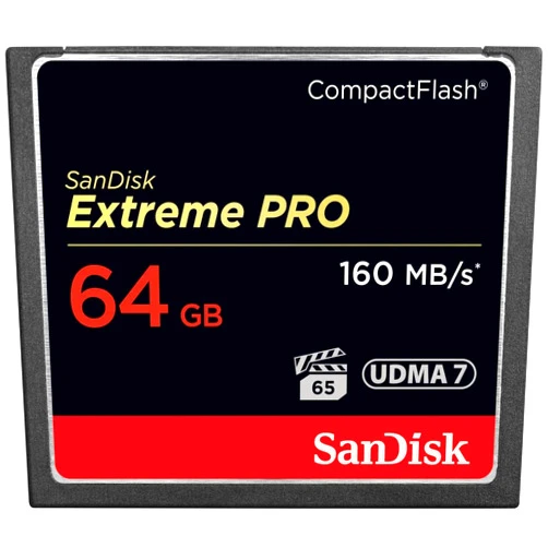 SanDisk 64GB Extreme PRO Compact Flash Memory Card UDMA 7 Speed Up To 160MB/s - SDCFXPS-064G-X46