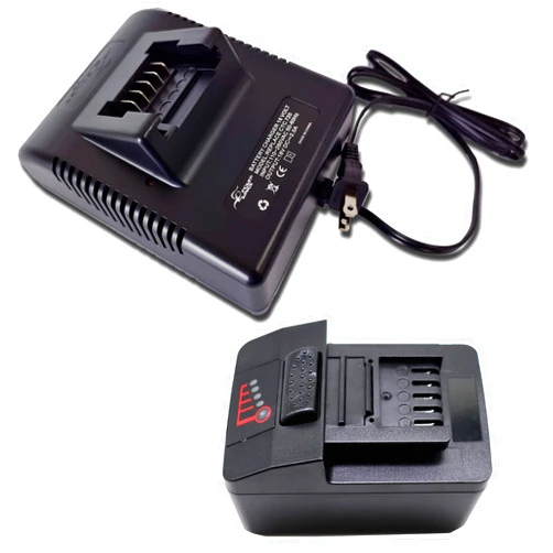CNBY® CTB8185 CTB7185 Battery 18V 4Ah with Charger CTC720, Replace for Snap CTB8185 Battery/Snap on CTB8185 CTB8187 CTB7175 / CT8850 CT7850 CTR7850H CTL7850 CT8810 Wrench Tool Battery