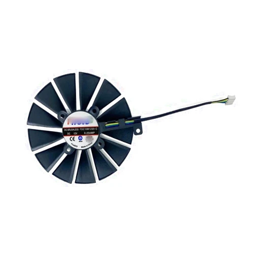WELKLCF Graphics Card Cooling Fan 95MM 4PIN PLD10010S12HH T129215SM Compatible with RX 470 570 for AMD RX470 RX570 Gaming Video Card Fans(1PCS FDC10M12S9-C)