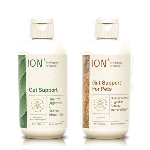 ION* Intelligence of Nature ION* Gut Support + ION* Pet Support (8oz Bundle)