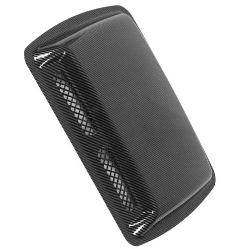 Tbest Car Hood Vent Air Cover,Hood Scoop Vent Bonnet Cover Decorative Air Intake Covers with Self Adhesive Design for Cars (Carbon Fiber)