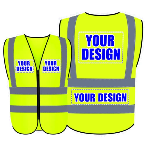 BeautyWill Custom Safety Vest Personalized for Women,Custom vest,Men High Visibility Security …