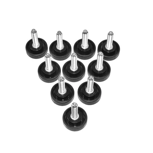 LocEzy Ten (10) 1/4-20 x 1 Long Stainless Steel Thumb Screws 1