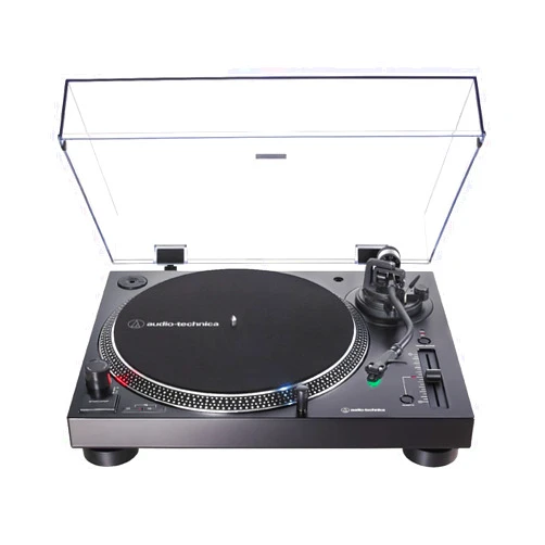 Audio-Technica AT-LP120XUSB-BK Direct-Drive Turntable (Analog & USB), Fully Manual, Hi-Fi, 3 Speed, Convert Vinyl to Digital, Anti-Skate and Variable Pitch Control Black