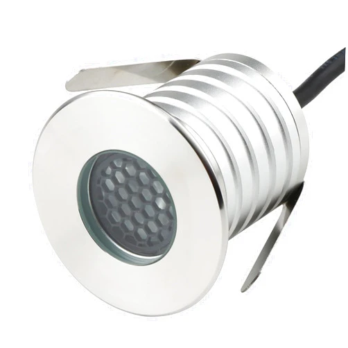 CNBRIGHTER LED In-Ground Well Lights Anti-Glare,3W 12V-24V DC, IP67 Waterproof Recessed Lamp,Buried Underground Outdoor Landscape Lighting,Warm White 3000K(3 Watt)