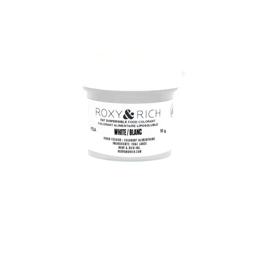Roxy & Rich Colorants Roxy & Rich Fat Dispersible Food Coloring, 10 Grams White