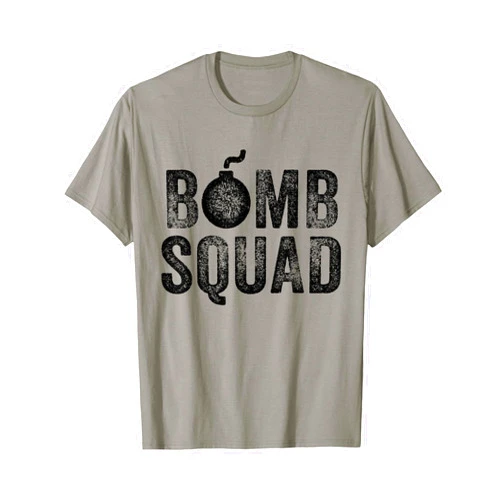 Bomb Squad Vintage Bomb Disposal Unit Department Squad For Cops Military T-Shirt