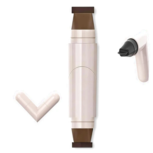 Generic Foldable Eyeliner Stamp,One-Piece Eyeliners Stamp Gel Quick Dry Smudge-Proof Liquid Liner Long-lasting Lazy Makeup Tool (brown)