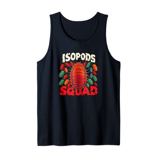 Cute Nature Animal Invertebrate Enthusiast Isopod Squad colorful rollie pollie creatures isopod Tank Top