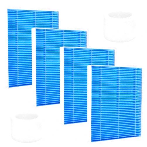 DerBlue 4pcs Wick Replacement Filter and 2pcs Top Fill Humidifier Replacement Filters for LEVOIT Superior 6000S Smart Evaporative Humidifier