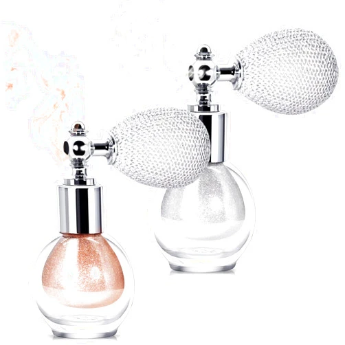 NewBang 2Pcs Highlighter Powder Spray,Glitter High Gloss Powder,Shimmer Sparkle Powder Makeup Spray, for Face Body Cosmetic