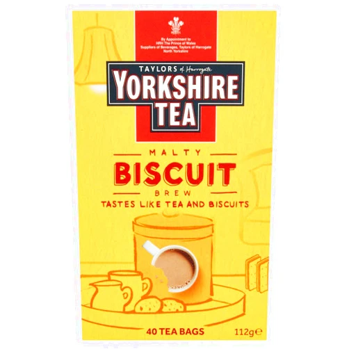 Yorkshire Tea Biscuit Brew 40 Tea Bags 100G (Yorkshire Tea Biscuit Brew 40 Tea Bags 100G)