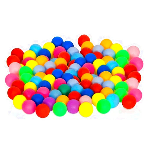 Lestiour Ping Pong Balls 50/100 Pack Colored Ping Pong Balls Bulk 2.4g, 40mm Entertainment Table Tennis Balls for Kids, Pong Balls, DIY Games Fun Arts and Learning Activities