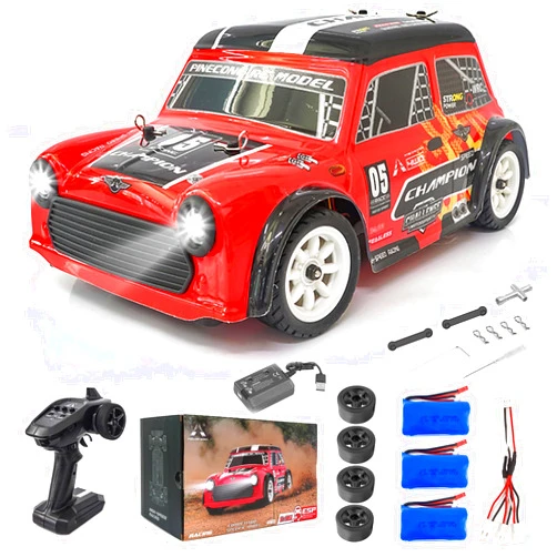 LEOSO SG1605 Pro Brushless RC Car with Gyro 1/16 RC Drift Car for Adults Max 60 km/h Drift RC Cars 4WD ESP Remote Control Car with 3pcs Upgraded 1500mah Battery (SG1605 Pro)