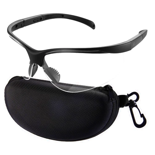 xaegistac Safety Glasses Anti-fog Shooting Glasses, ANSI Z87 Shooting Eyewear Eye Protection with Hard Case