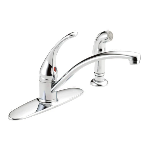 Delta Faucet Foundations Single-Handle Kitchen Sink Faucet, Chrome B4410LF