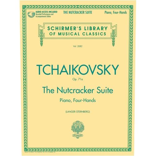 Pyotr Il'yich Tchaikovsky Tchaikovsky - The Nutcracker Suite, Op. 71a - Piano Duet Play-Along (Book/Online Audio) (Schirmer's Library of Musical Classics, 2082)