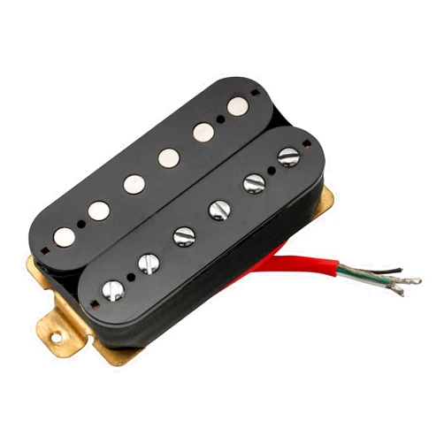 Musiclily Basic 52mm Ceramic Humbucker Double Coil Bridge Pickup for Electric Guitar, Black