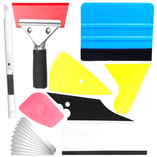 TIFICAL Window Tint Kit for Cars, 18 Pcs Window Tint Tools, Window Film Installation Kit, Tint Squeegees, Tinting Tools for Window Privacy Film, Tint Removal Kit