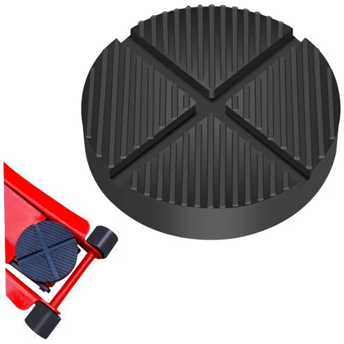 Jegruda Floor Jack Rubber Pad Universal Jack Pad Adapter, Pinch Weld Side Frame Rail Protector 1 Pack