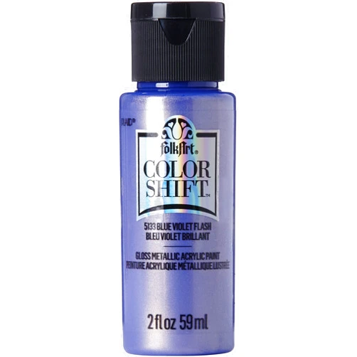 FolkArt Color Shift Acrylic Paint in Assorted Colors (2 ounce), Blue Violet Flash
