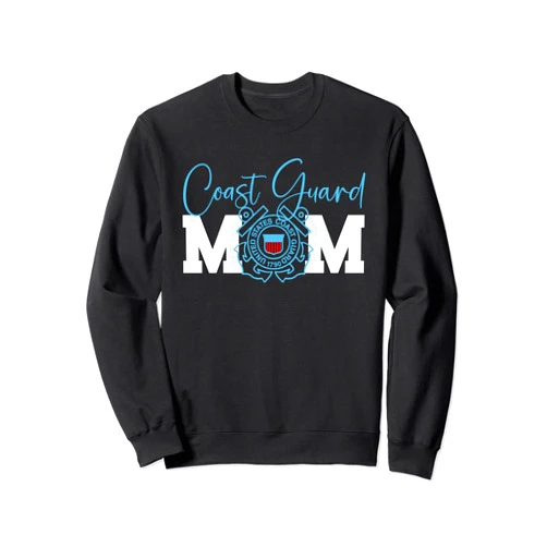 Proud United States Coast Guard Mom, Coast Guard Day Sweatshirt