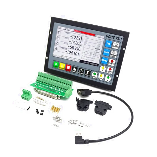 CNCTOPBAOS 4 Axis CNC Motion Controller System,DDCSV3.1 Offline Stand Alone PLC,Servo Stepper Motor Driver Controller for CNC Router Lathe Milling Engraving Machine