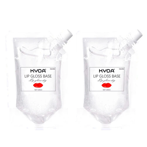 KYDA 200ML Moisturize Lip Gloss Base,Lip Gloss Base Oil Material Lip Makeup Primers, Non-Stick Lipstick Primer Lip Gloss Base for DIY Handmade Lip Balms Lip Gloss-200g