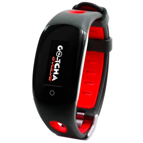 Datel Go-tcha Evolve LED-Touch Wristband Watch for Pokemon Go with Auto Catch and Auto Spin - Black/Red