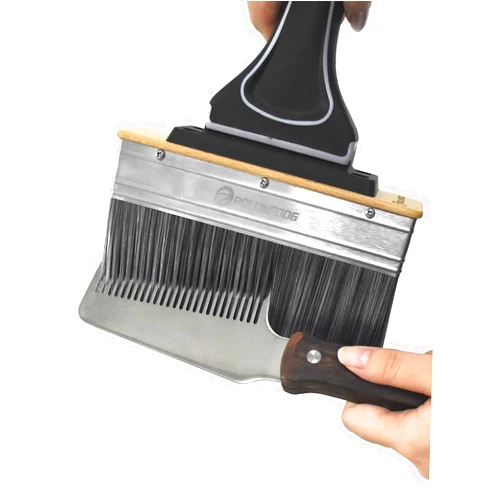 ROLLINGDOG 7 Inch Deck Stain Brush with Heavy Duty Brush Comb
