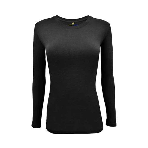 Natural Uniforms Women's Under Scrub Tee Crew Neck Long Sleeve T-Shirt